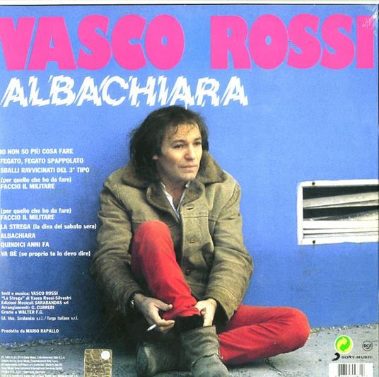 Albachiara - Vasco Rossi - Vinile