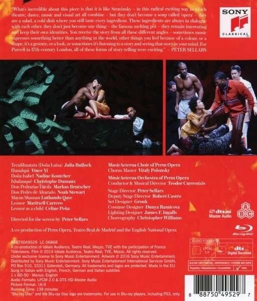 Henry Purcell. The indian queen (Blu-ray) - Blu-ray di Henry Purcell,Teodor Currentzis - 2