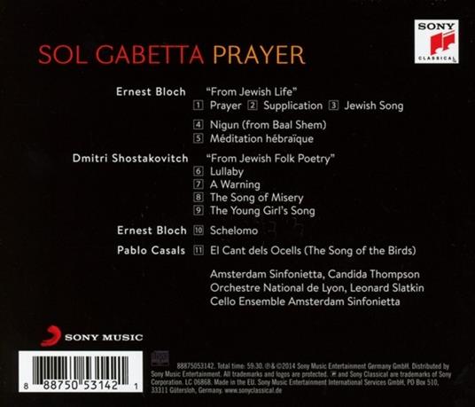Prayer - CD Audio di Sol Gabetta - 2