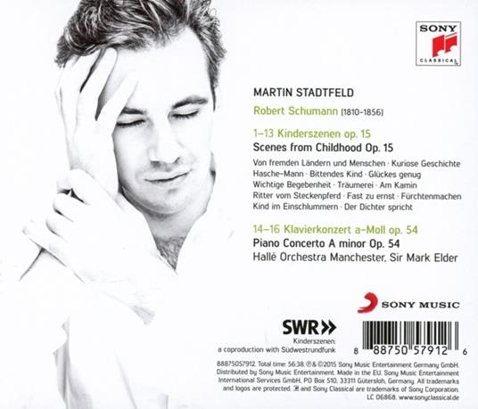 Schumann - CD Audio di Robert Schumann,Hallé Orchestra,Martin Stadtfeld,Mark Elder - 2