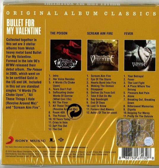 Original Album Classics - CD Audio di Bullet for My Valentine - 2
