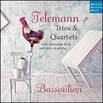 Trii e quartetti con flauto traversiere e viola da gamba - CD Audio di Georg Philipp Telemann,Bassorilievi