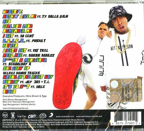 Fan of a Fan (Deluxe Edition) - CD Audio di Tiga,Chris Brown - 2