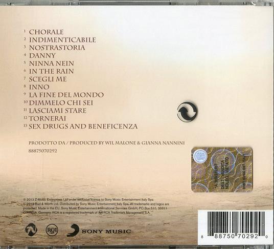 Inno - CD Audio di Gianna Nannini - 2