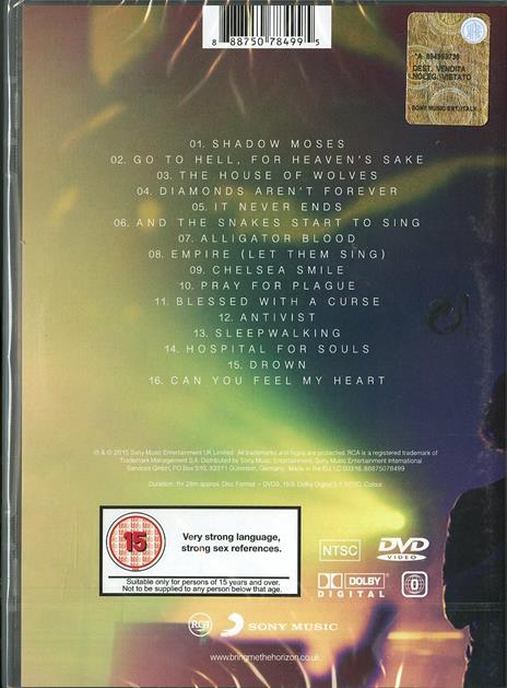 Bring Me The Horizon. Live at Wembley (DVD) - DVD di Bring Me the Horizon - 2