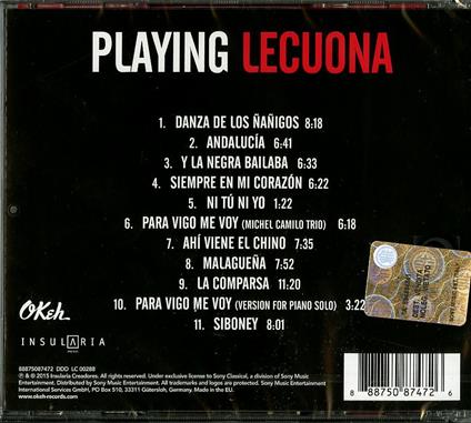 Playing Lecuona - CD Audio di Chucho Valdes,Michel Camilo,Gonzalo Rubalcaba