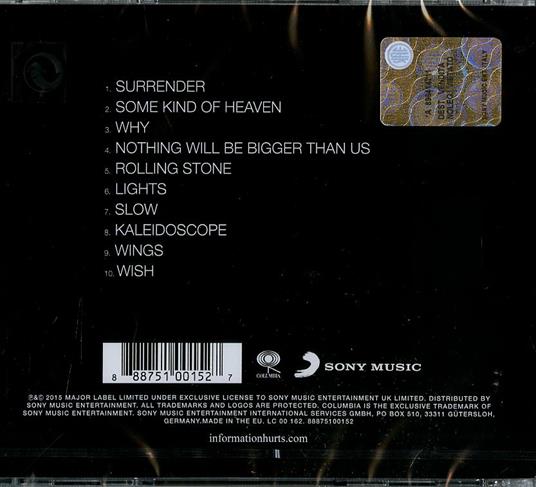 Surrender - CD Audio di Hurts - 2