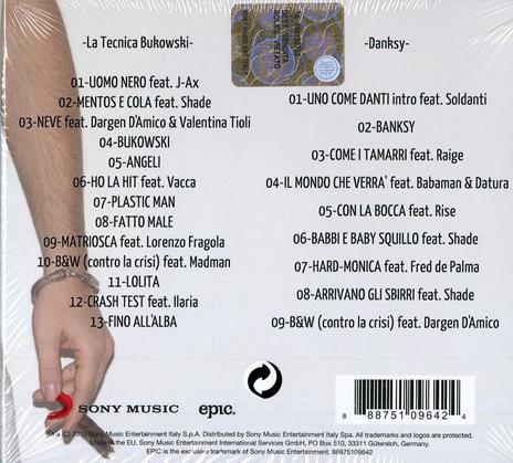 La tecnica Bukowski - Danksy ( + Poster) - CD Audio di Two Fingerz - 2