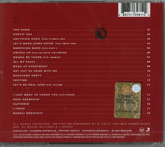 The Buffet (Deluxe Edition) - CD Audio di R. Kelly - 2