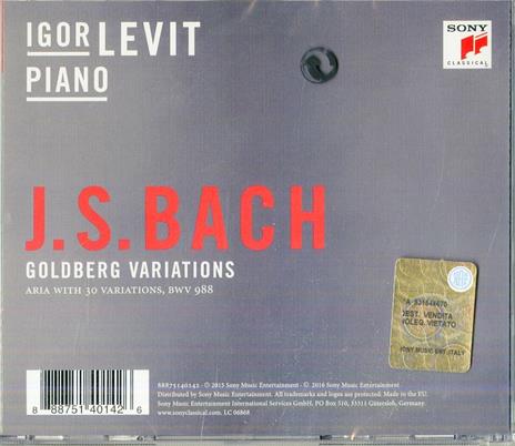 Variazioni Goldberg - CD Audio di Johann Sebastian Bach,Igor Levit - 2
