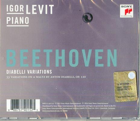 Variazioni Diabelli - CD Audio di Ludwig van Beethoven,Igor Levit - 2