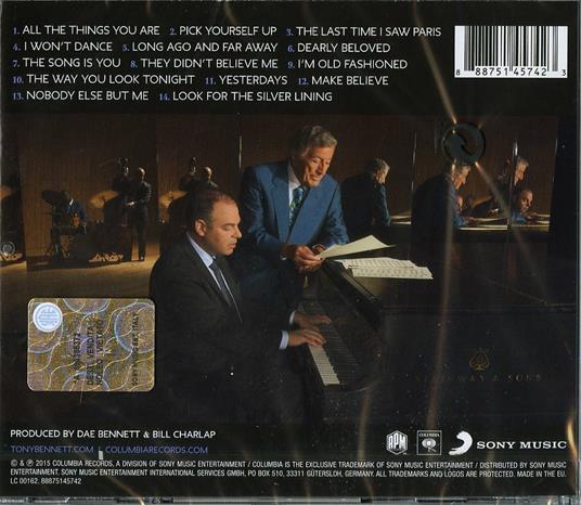 The Silver Lining. The Songs of Jerome Kern - CD Audio di Tony Bennett,Bill Charlap - 2