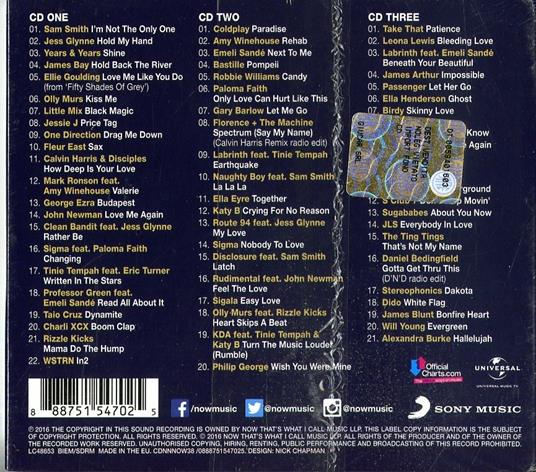 Now That's What I Call Brit Hits - CD Audio - 2