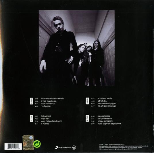 Metallo non metallo (180 gr.) - Vinile LP di Bluvertigo - 2