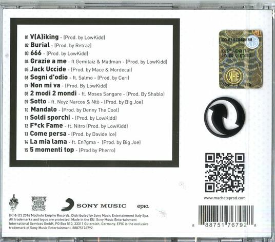 Jack Uccide - CD Audio di Jack the Smoker - 2