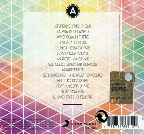 Vivere a colori - CD Audio di Alessandra Amoroso - 2