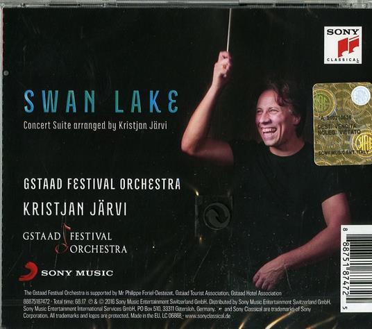 Il lago dei cigni - CD Audio di Pyotr Ilyich Tchaikovsky,Kristjan Järvi,Gstaad Festival Orchestra - 2