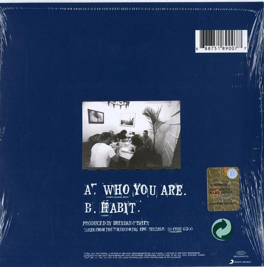 Who You Are - Habit - Vinile 7'' di Pearl Jam - 2