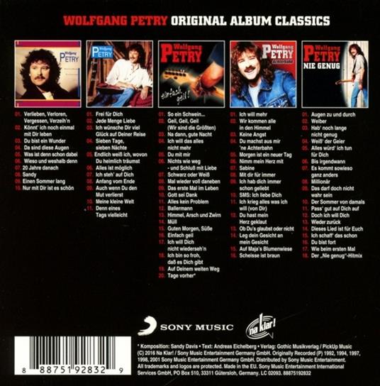 Original Album Classics 2 - CD Audio di Wolfgang Petry - 2