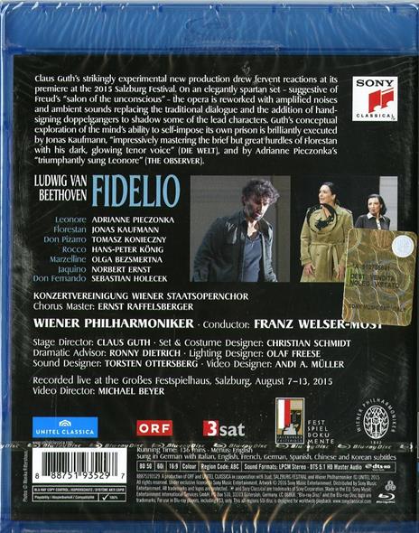 Ludwig van Beethoven. Fidelio (Blu-ray) - Blu-ray di Ludwig van Beethoven,Jonas Kaufmann - 2