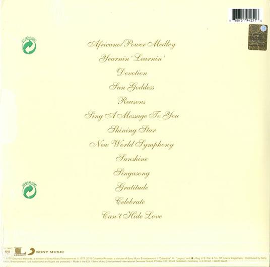 Gratitude - Vinile LP di Earth Wind & Fire - 2