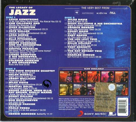 The Legacy of Jazz - CD Audio - 2