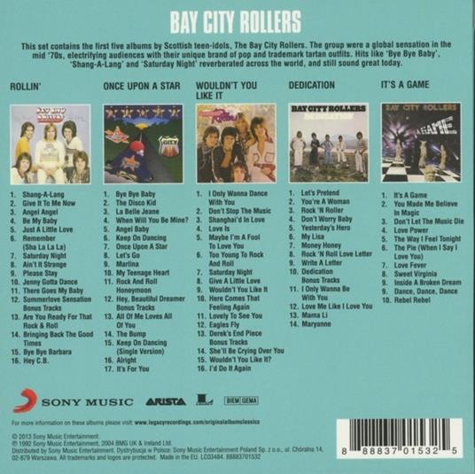 Original Album Classics - CD Audio di Bay City Rollers - 2