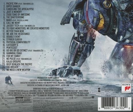 Pacific Rim (Colonna sonora) - CD Audio di Ramin Djawadi - 2