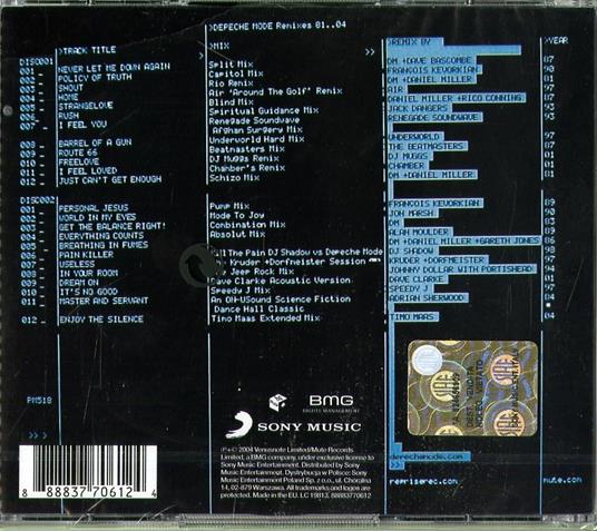 Remixes 81-04 - CD Audio di Depeche Mode - 2