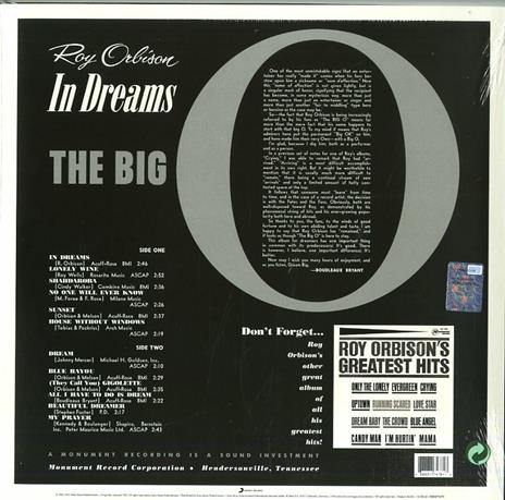 In Dreams - Vinile LP di Roy Orbison - 2