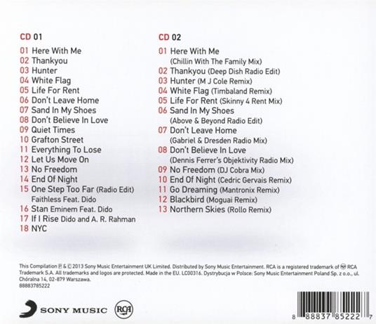 Greatest Hits - CD Audio di Dido - 2