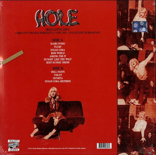 Hole Lotta Love. Community Theater, Berk - Vinile LP di Hole - 2