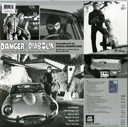 Danger. Diabolik! (Colonna Sonora) - Vinile LP di Ennio Morricone