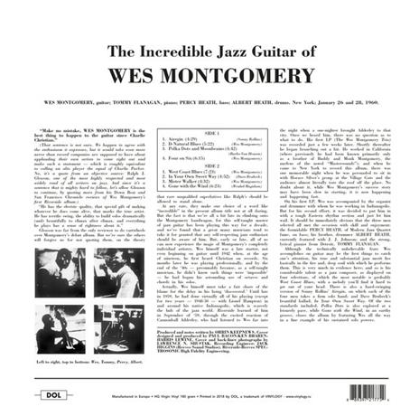 The Incredible Jazz Guitar of Wes Montgomery - Vinile LP di Wes Montgomery - 2
