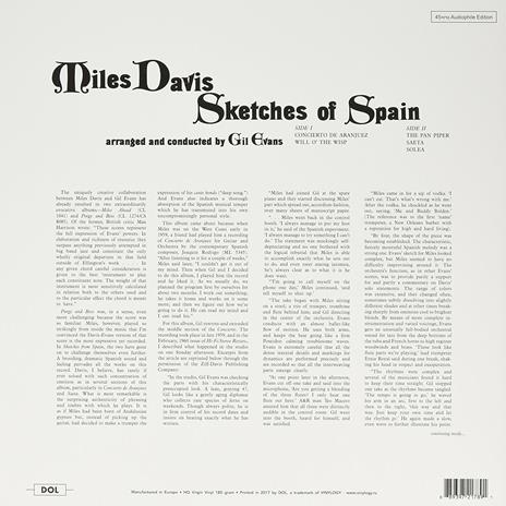 Sketches of Spain - Vinile LP di Miles Davis - 2