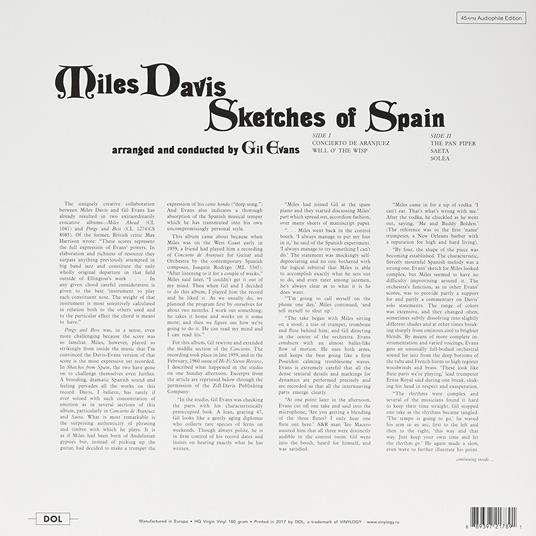 Sketches of Spain - Vinile LP di Miles Davis - 2