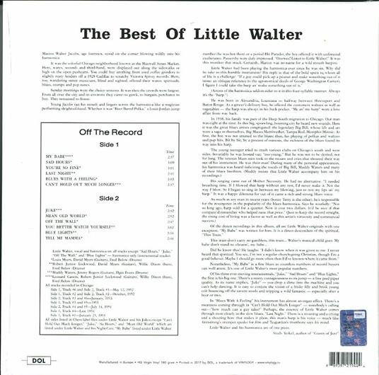 Best of Little Walter - Vinile LP di Little Walter - 2