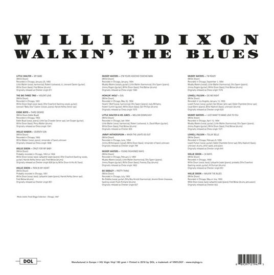 Walkin' the Blues - Vinile LP di Willie Dixon - 2