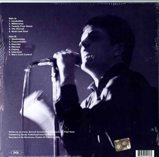 Preston 28-02-1980 (180 gr.) - Vinile LP di Joy Division - 2