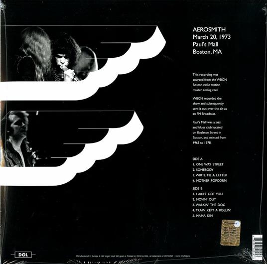 Live at Paul's Mall, Boston 20 March (180 gr.) - Vinile LP di Aerosmith - 2