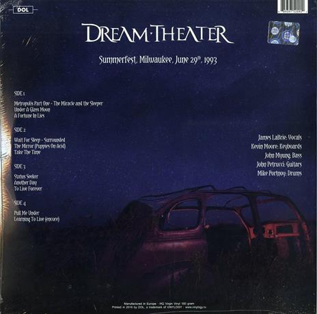 Live at Summerfest in Milwaukee 29-6-1993 (Hq) - Vinile LP di Dream Theater - 2
