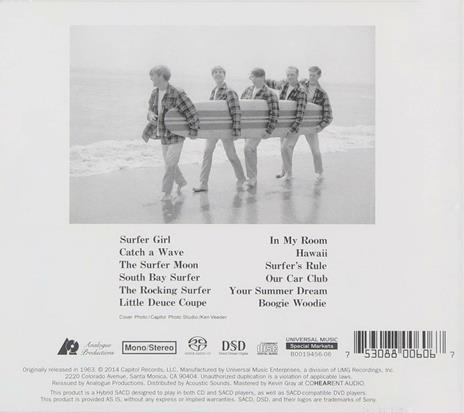 Surfer Girl (Mono & Stereo) - Vinile LP di Beach Boys - 2