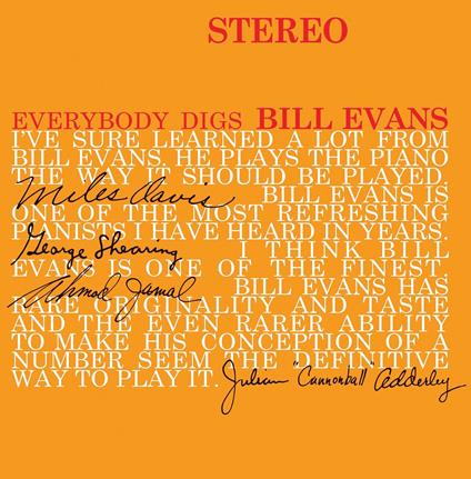 Everybody Digs Bill Evans - Vinile LP di Bill Evans