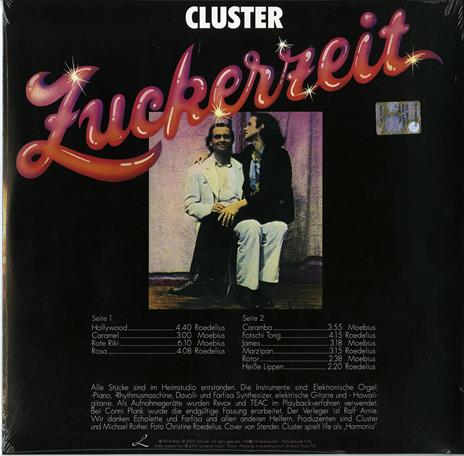 Zuckerzeit (180 gr.) - Vinile LP + CD Audio di Cluster - 2