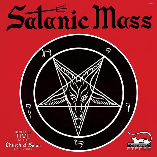 Satanic Mass (Red-Black Splatter) - Vinile LP di Anton Lavey