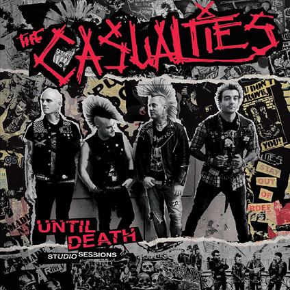 Until Death. Studio Sessions (Red-Black Splatte) - Vinile LP di Casualties