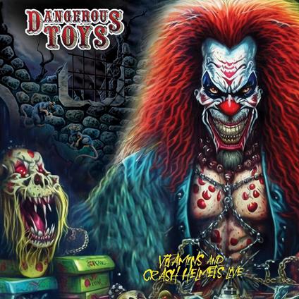 Vitamins & Crash Helmets Live (Blue) - Vinile LP di Dangerous Toys