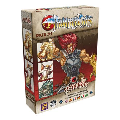 Zombicide Black Plague - Thundercats Pack 1. Set agg. - ITA. Gioco da tavolo