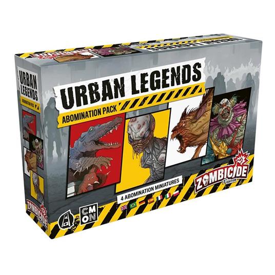 Zombicide, 2a Ed.-Urban Legends. Esp. - ML. Gioco da tavolo