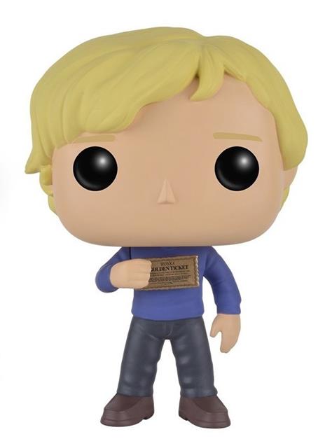 Funko POP! Movies. Willy Wonka & The Chocolate Factory. Charlie Bucket with golden ticket - 3